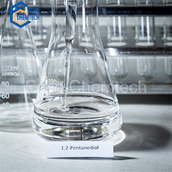 A closer look at the chemical structure of 1,2-Pentanediol.